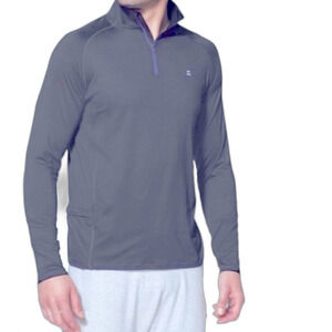 Tommy John Performance Tech Quarter Zip Pullover in Grey XL